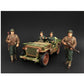 American Diorama 77410-77411-77412-77413 1 By 18 Scale Us Army Wwii 4 Piece Figure Set