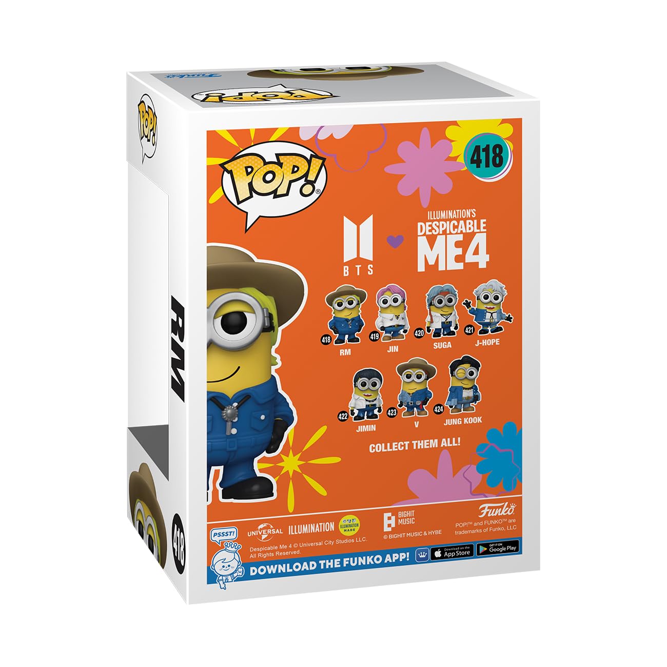Funko POP! Vinyl Figure - Minions X BTS RM - Multicolor Collectible - Model 85967 - Official Merchandise for Kids & Adults