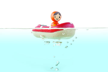 PlanToys Coastguard Bath And Water Play Toy (5668) | Sustainably Made from Rubberwood and Non-Toxic Paints and Dyes | Eco-Friend