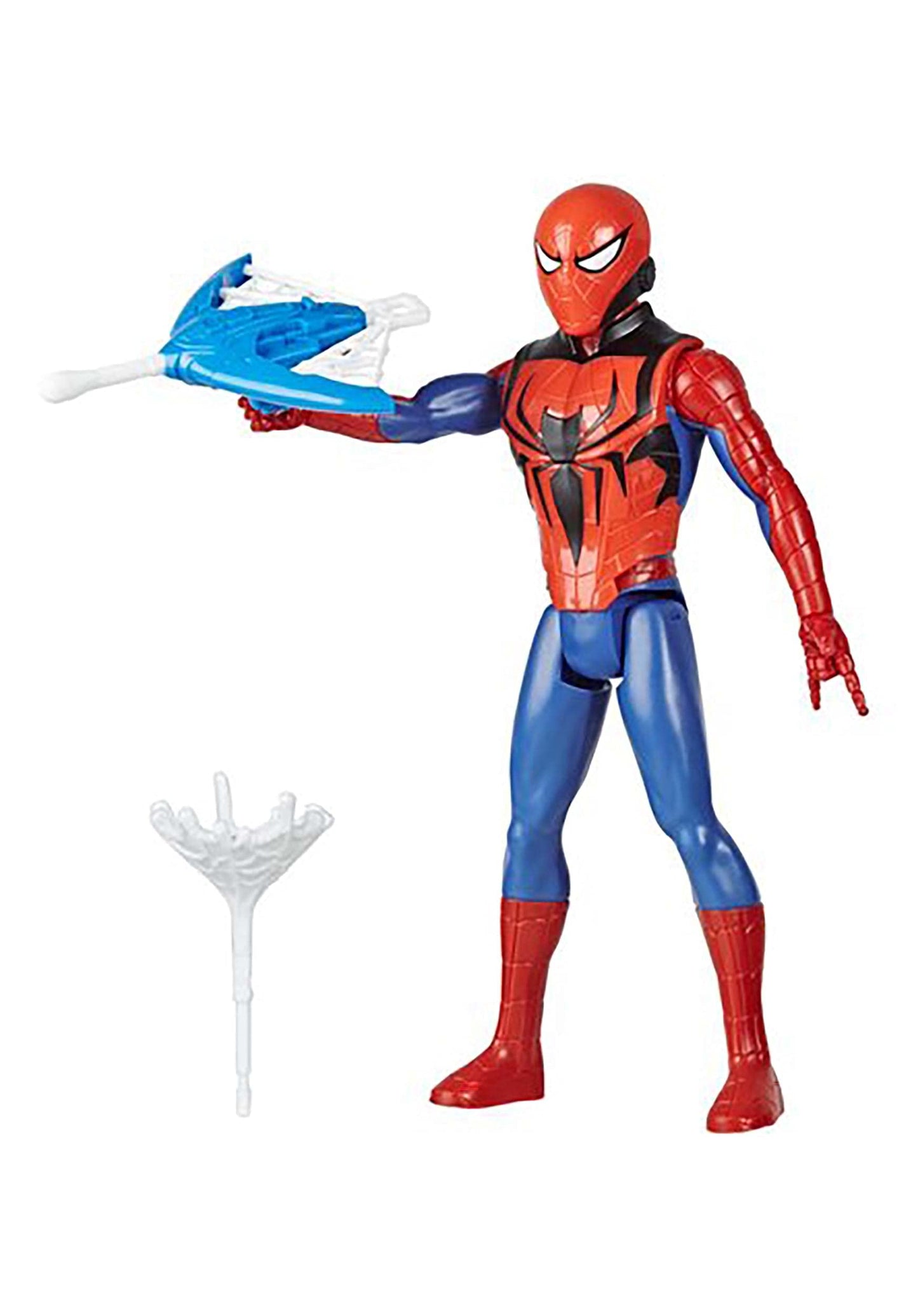 Spider-Man Marvel Titan Hero Series Blast Gear Action Figure Toy with Blaster  2 Projectiles and 3 protective covering Accessories  for Kids Ages 4 and Up