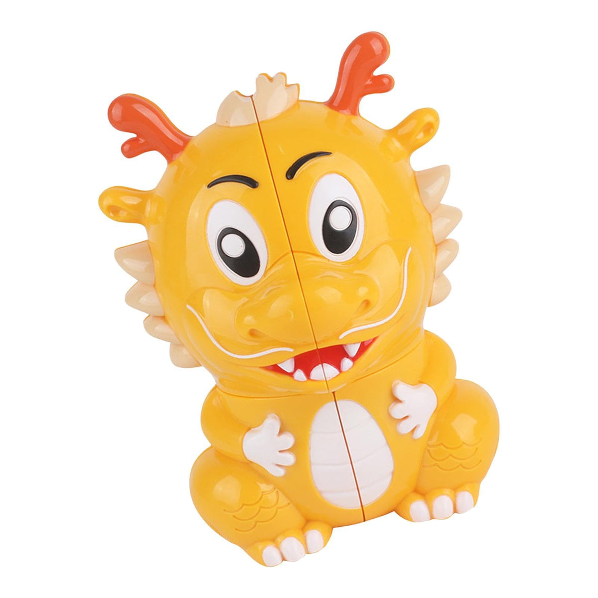 ECOMISTIQ Dragon Speed Cube Cartoon Fidget Brain Teasers for Boys Girls Birthday Gift Yellow| Other Educational Toys| |Toys & Ho