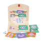 Atorse Montessori Toy Develop Wood Mirror Puzzle For Kindergarten Household Bedroom