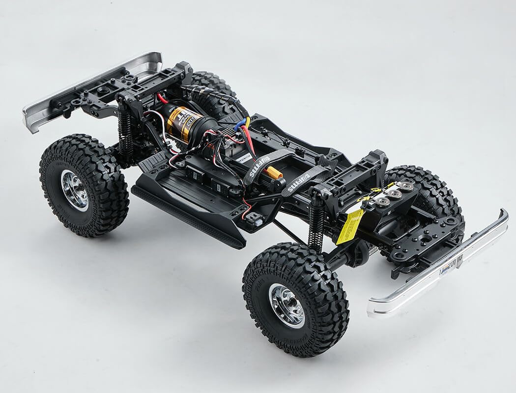 Fms Rc Crawler Fcx10 Chevy K5 Blazer Rs Officially Licensed Pickup Truck Rock Truck 11Ch 2.4Ghz Rc Car For Adults (Orange)