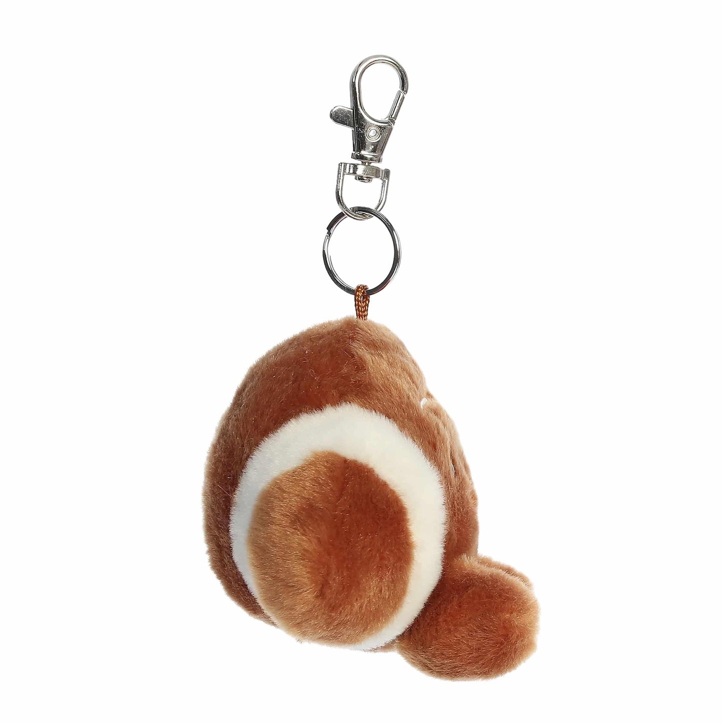 Aurora Adorable Palm Pals Tackle Football Clip-On - Fun Collectible Plush for Kids and mature-themed Collectors - Perfect for Decorating Rooms and Birthday Gifts - Brown 5 Inches