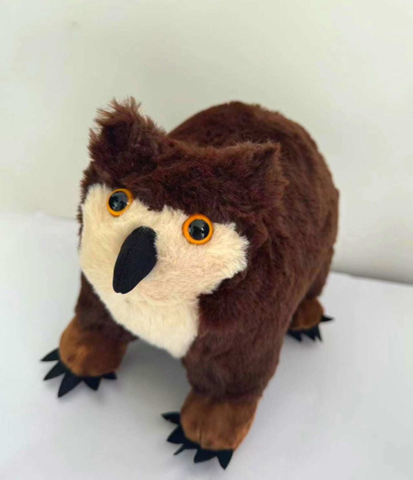Buxomigrl Bg3 Owl Plush Doll - Brown Owl Stuffed Figure Animal Plushie Toy Gift