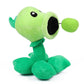 Jhesao 3 Pcs Plants And Zombies Plush Plants Sets Zombies Toy Pea, 1 2 Stuffed Soft Gatling Pea Doll, Newspaper Zombie Pvz Plush Figure Doll New