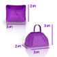 Windy City Novelties Metal Cowbell Novelty Noise Makers - 3 Inch - 12 Pack - Purple