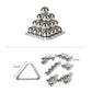 Roseflower 28 Pcs Iq Test Puzzle Metal Wire Puzzles Mind Game Educational Toys High Difficulty Brain Teaser Puzzle Toy For Kids