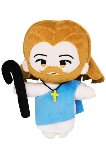 Kidoamin 10 Inch Jesus Plush Doll Classic Christ Religious Savior Jesus Stuffed Gift Toys (Blue)