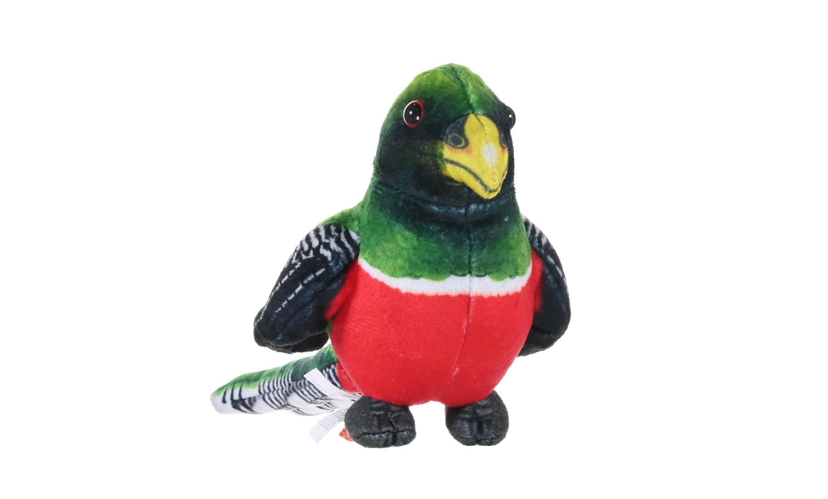 Wild Republic Rainforest Birds Collared Trogon Stuffed Animal  4.5