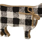 Happy Deals ~ Buffalo Plaid Cow Discontinued