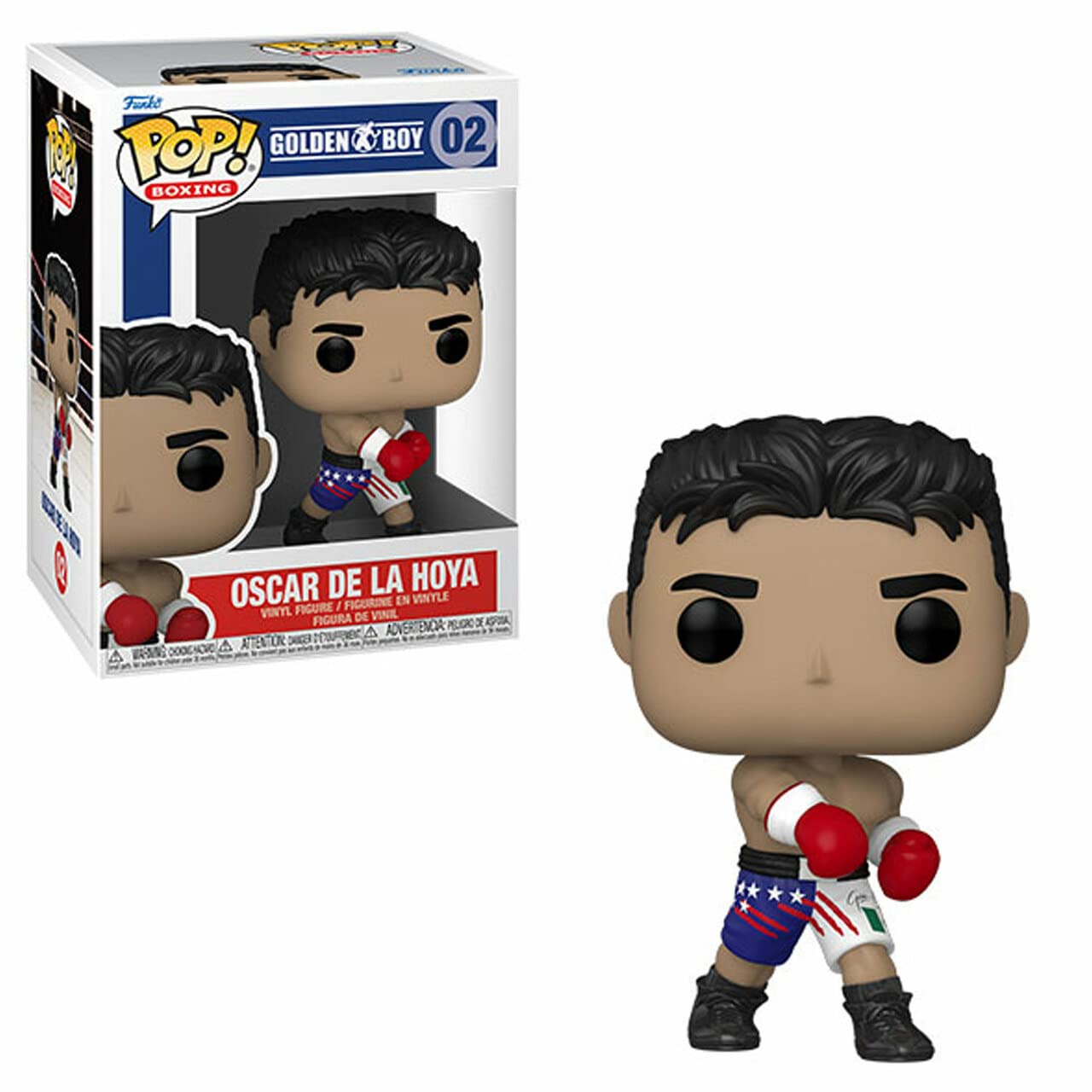 Funko Boxing - Oscar De La Hoya Pop! Vinyl Figure (Bundled With Compatible Pop Box Protector Case)