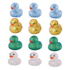 Rubber Duck Bath Toys For Toddlers - Squeak And Float Yellow Ducks In Bulk - Baby Shower Decorations And Party Favors