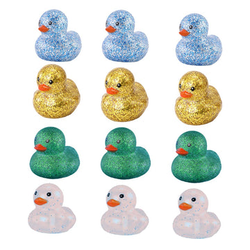 Rubber Duck Bath Toys For Toddlers - Squeak And Float Yellow Ducks In Bulk - Baby Shower Decorations And Party Favors