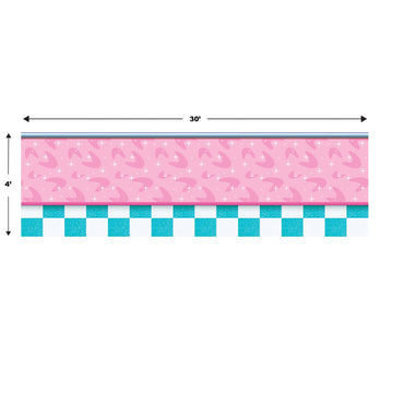 Beistle 50s Soda Shop Photo Backdrop
