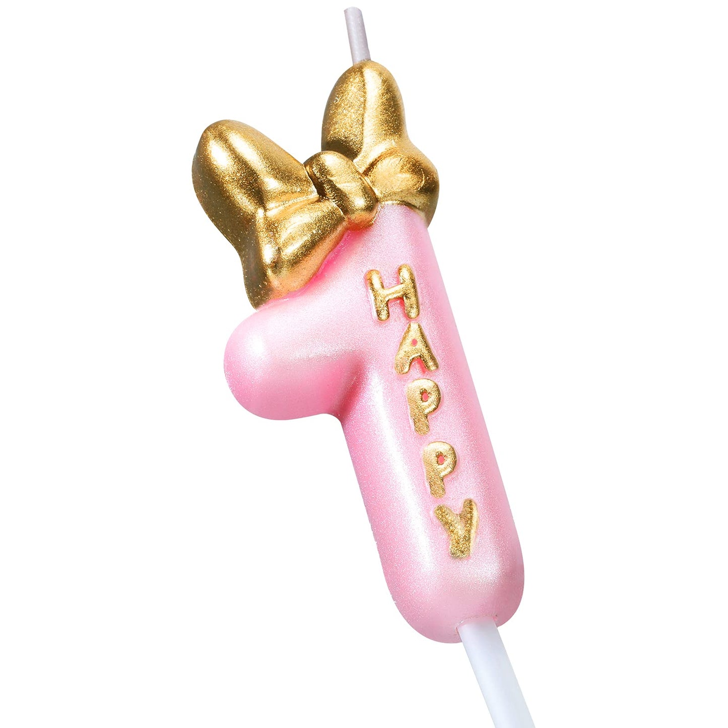 Candle Pink Birthday Candle Girl Happy Birthday Cake Topper, Birthday Candle for Cake Topper Birthday Baking Celebration Reunion