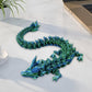 3D Printed Dragon Egg, Mystery Crystal Dragon Egg Fidget Toys Surprise, Easter Eggs Articulated Crystal Dragon Eggs With Dragon Inside (Laser Green)