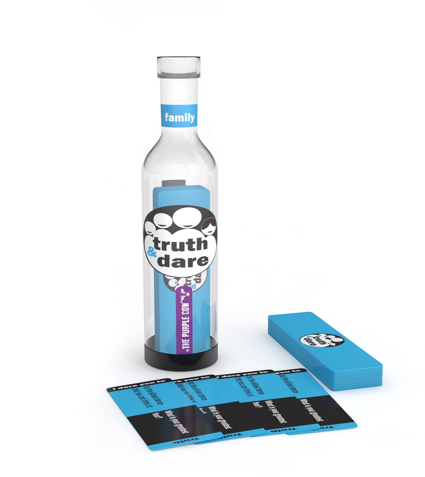 The Purple Cow Truth & Dare Card Game. Family - Family Bonding For Family Gatherings Family Nights That The Whole Family Will En