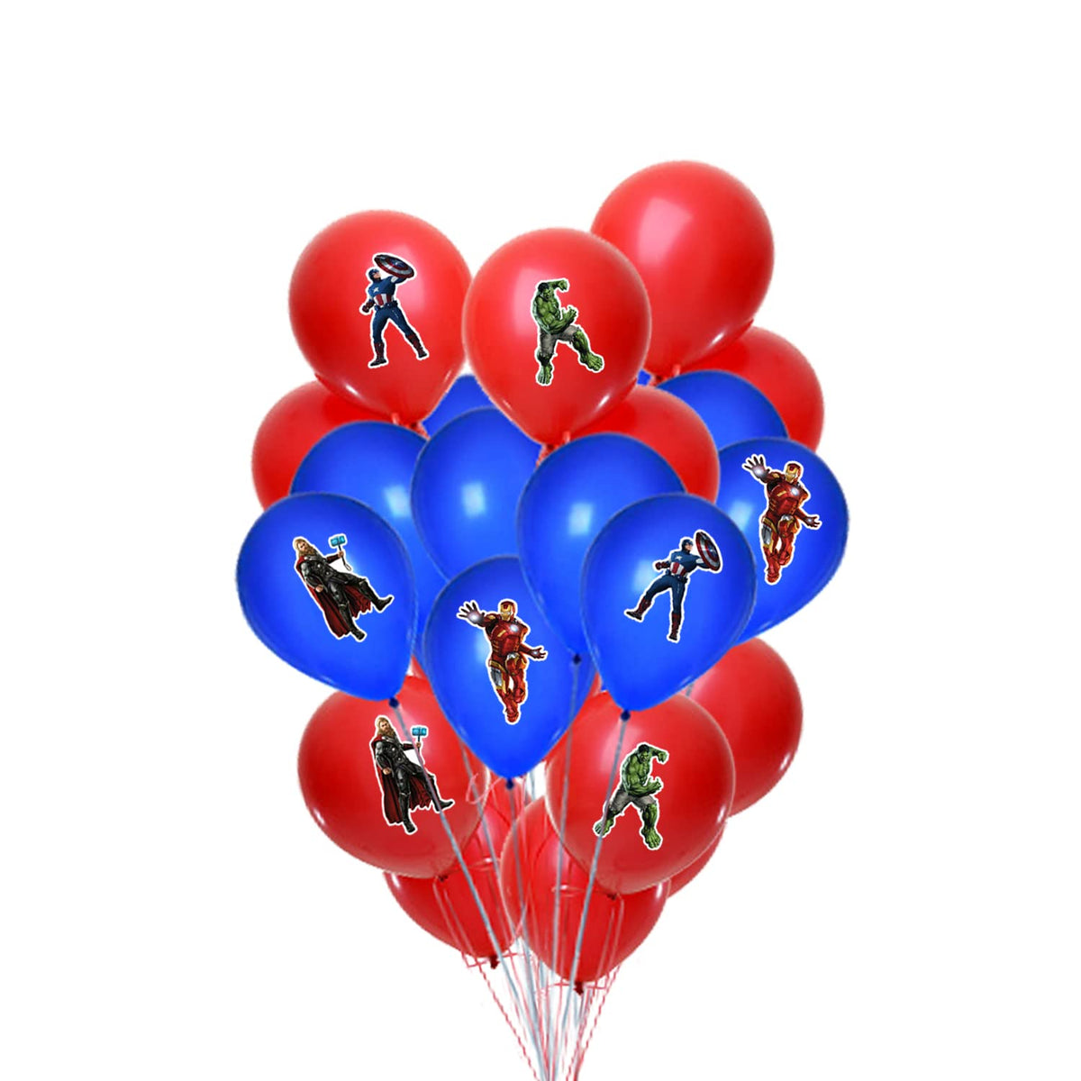 WoW Party Studio Avengers Super Heros Theme Balloons for Happy Birthday Party Weddings Holidays and Special Occasions Decoration
