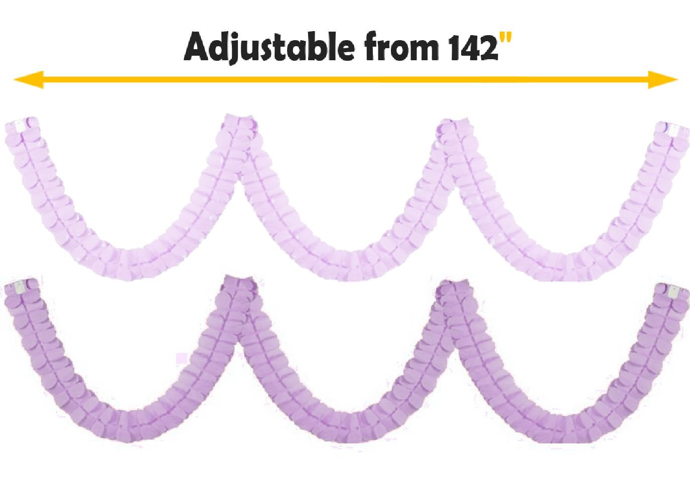 First Birthday Decoration Set Gold Cake Topper ''One'', Purple Banner Fiesta Hanging Paper Fan Flower Bundle With Purple Happy B