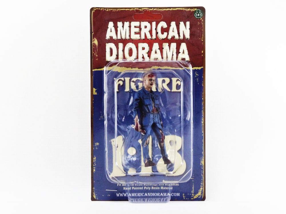 American Diorama Zombie Mechanic Figurine I For 1/18 Scale Models