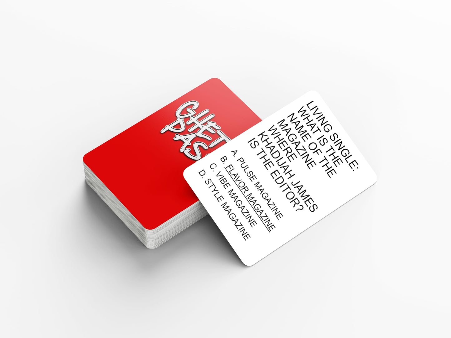 Ghetto Pass 2 : Trivia Game Celebrating Black Culture - For Family Game Nights and Fans of Black Excellence - Fun & Engaging Card Game for All Ages - Enjoy the Richness of Black History and Culture!