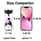 Oneshow Liquid Motion Bubbler Timer Oil Hourglass Water Timers Relaxing Desk Decor Stress Relief Toys For Adults Gifts 3 Pack-Bl