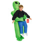 Morph Kids Inflatable Alien Costume, Blow Up Alien Outfit for Children, Halloween Costumes for Kids, Boys Halloween Costume