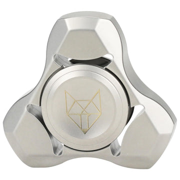 FREELOVE Metal Fidget Spinner for mature-themeds  Heavy Duty Tri-Spinner Toys  Small Mini Fox Figette Tools  Silent High Speed enhanced Bearing  Fast Spin Hand Widget  Titanium Alloy