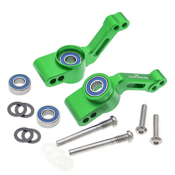 CODA RACING RC Alloy Rear Stub Axle Carriers for Traxxas 1/10 Rustler 4X4, Stampede 4X4, Slash 4X4 4WD-Replaces Part 1952(Pair)