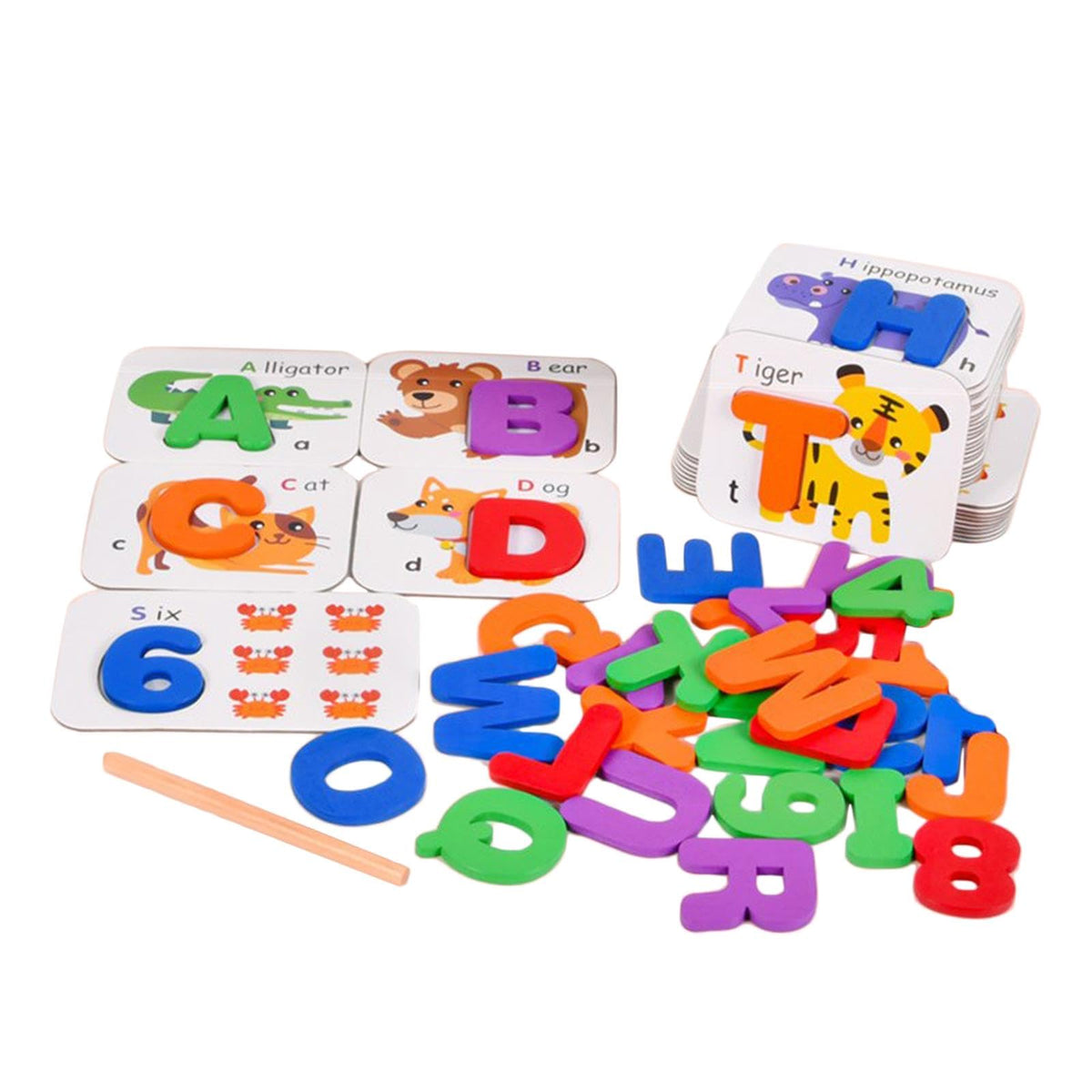Jazzy Pearls Montessori Toy Fine Motor Skills Practicing Portable Alphabet Pairing Puzzle|Toys & Hobbies | Educational | Other E