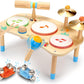 Oathx Kids Drum Set - 11 In 1 Musical Instruments For Toddlers Baby Preschool Educational Musical Toys, Montessori Toys For Kids Ages 1-6