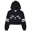 Leather Pullover Hoodie For Teen Girls Long Sleeve Crop Cat Sweatershirt 8T 9T