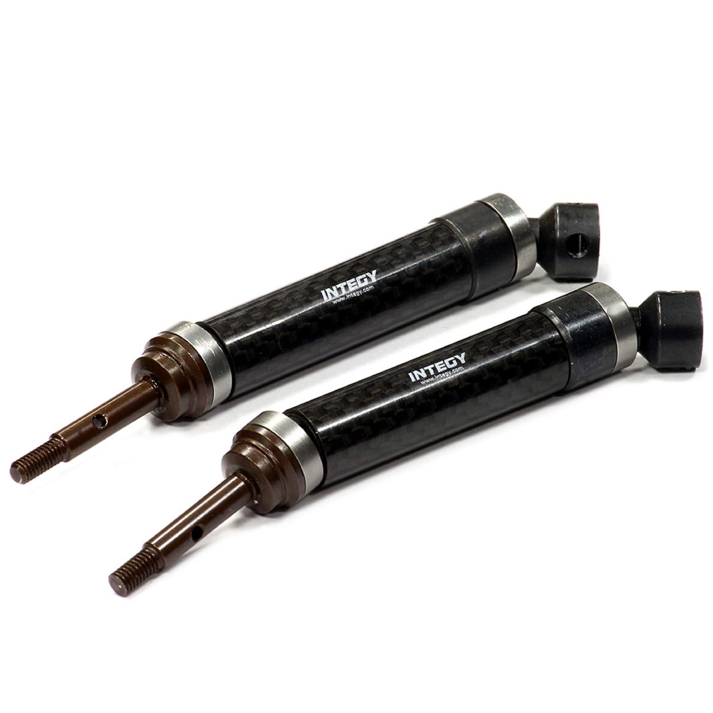 Integy RC Upgrades for Traxxas 4X4, XHD Steel Rear Universal Driveshaft (2) for Traxxas 1/10 Slash & Stampede 4X4