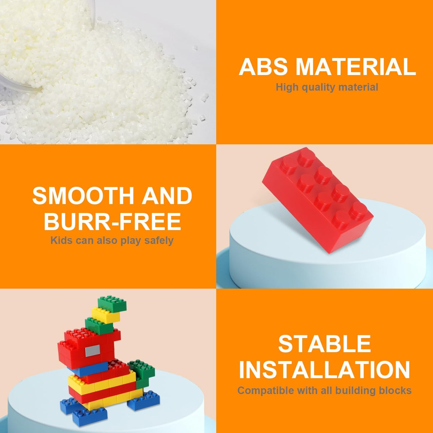 Ekuzi Building Bricks 121 Pieces 2X4 Multi-Color Building Block, Compatible With Classic Building Block, Creative Building Block Toys For Kids(Grey,Green,Red,Yellow,Blue)