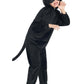 Ikali Cat Costume For Girls, Kids Toddlers Black Cat Costume With Eye Mask, Choker And Tail 8-10 Years