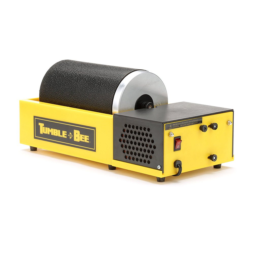 Tumble-Bee Rock Tumbler - Rotary Rock Tumbling for Polishing Stones  Rocks  Glass and Metals - Rock Tumbler for Kids and Adults - Professional Rock Tumbler - Model TB-14  1X4LB Barrel-New