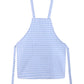 Jennice House Kids Aprons, Children'S Artists Aprons Pure Cotton Gingham Aprons With Pocket And Adjustable Neck Strap, Painting Apron, Baby Chef Apron Party Aprons (Blue, L)
