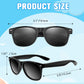Astaron 12 Pack Party Novelty Sunglasses Bulk Neon Party Favors For Beach Wedding Party Pool Party Supplies, Black