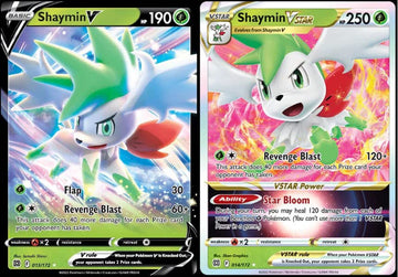 Shaymin V & Vstar 014/172 Brilliant Stars - Ultra Rare Pokemon Card Lot
