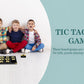 10' Large Elegant Premium Black Tic Tac Toe Board Game | Wooden Puzzle Game | Coffee Table Wooden Decor & Games | Lightweight Gold Plated Pieces