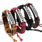 Taichell 4Pcs WWJD Bracelets for Men
