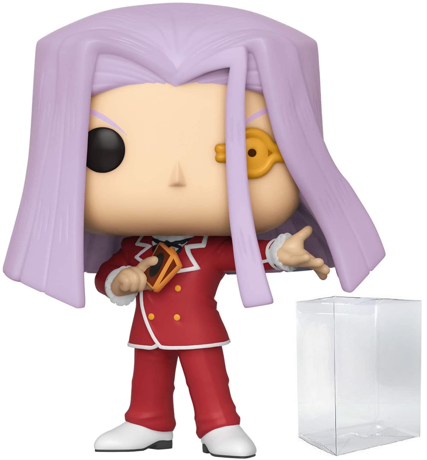 Funko Pop Yu-Gi-Oh! - Maximillion Pegasus Pop! Vinyl Figure (Bundled With Compatible Pop Box Protector Case), Multicolor, 3.75 I