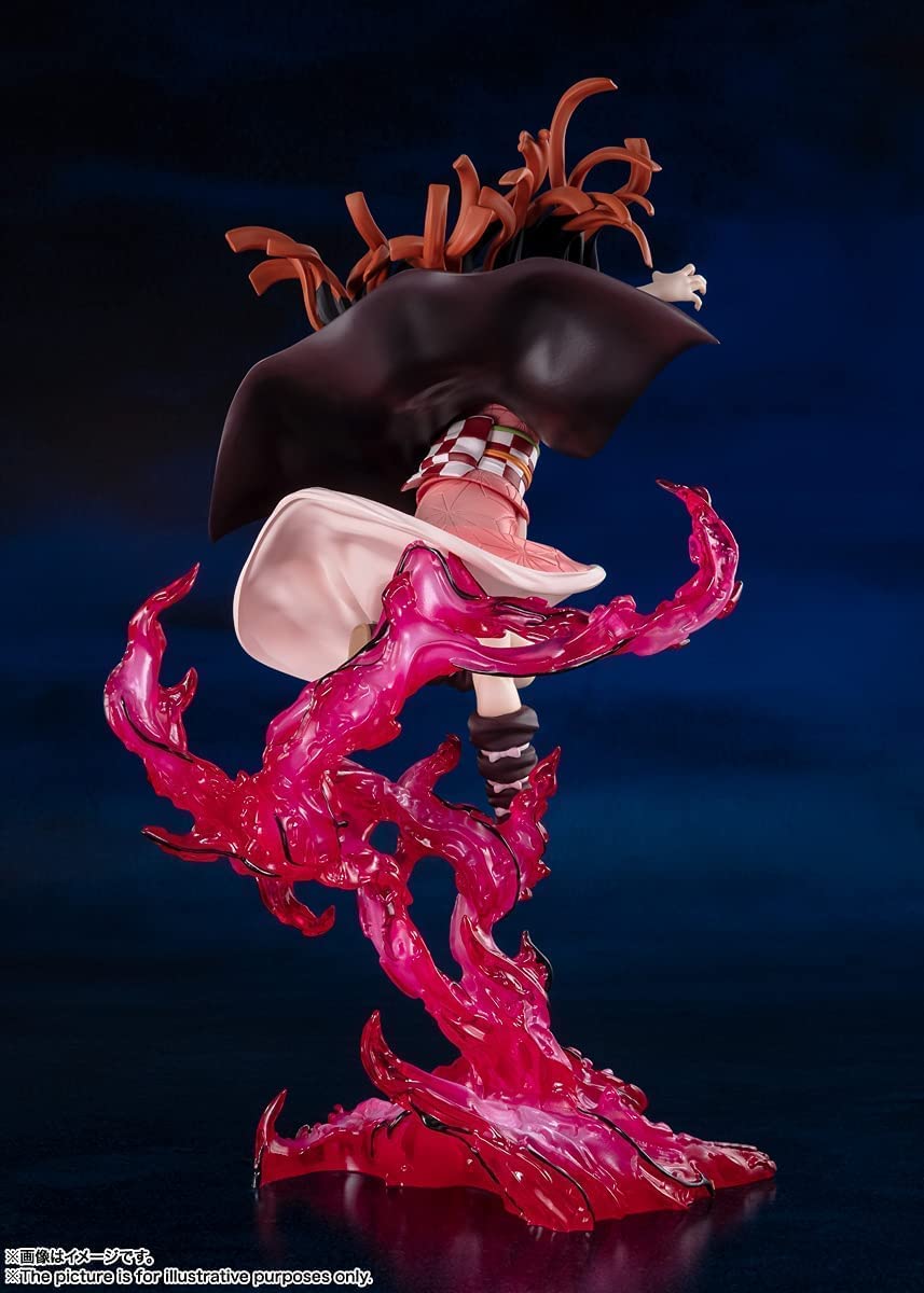 Tamashii Nations - Demon Slayer: Kimetsu No Yaiba - Nezuko Kamado Blood Demon Art, Bandai Spirits Figuartszero Collectible Statue