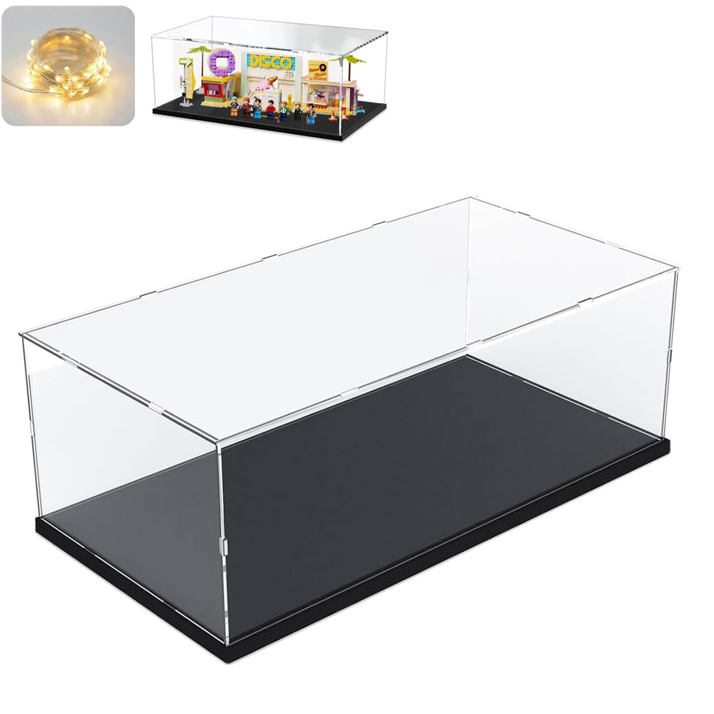 Thickened Clear Acrylic Display Case For Lego Bts Dynamite 21339 Collectibles, Transparent Box Storage Organizer Protection Show