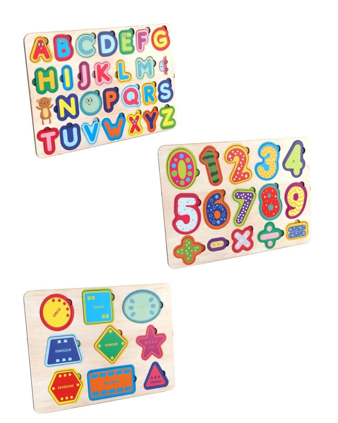Aurela Wooden Puzzle Fruits | Early Learning Educational Puzzle | Shape Matching Toy For Kids Preschool Development Toy