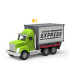 Driven by Battat Toy Container Truck with Lights & Sounds, Green, Model WH1211C6Z, Realistic Movable Parts, for Kids 3 Years +