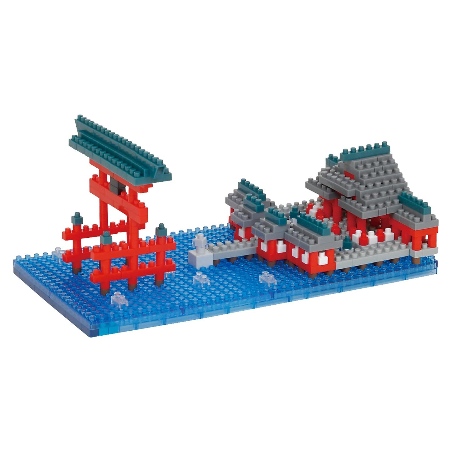 Nanoblock - World Famous Buildings - Itsukushima Shrine, Sights To See Series Building Kit