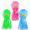 Artcreativity Octopus Water Balls, Set Of 3, Rubber Kids’ Bath Toys, Sensory Stress Relief Pool Toys For Kids, Cute Goodie Bag Fillers For Boys And Girls, Pink, Blue And Green