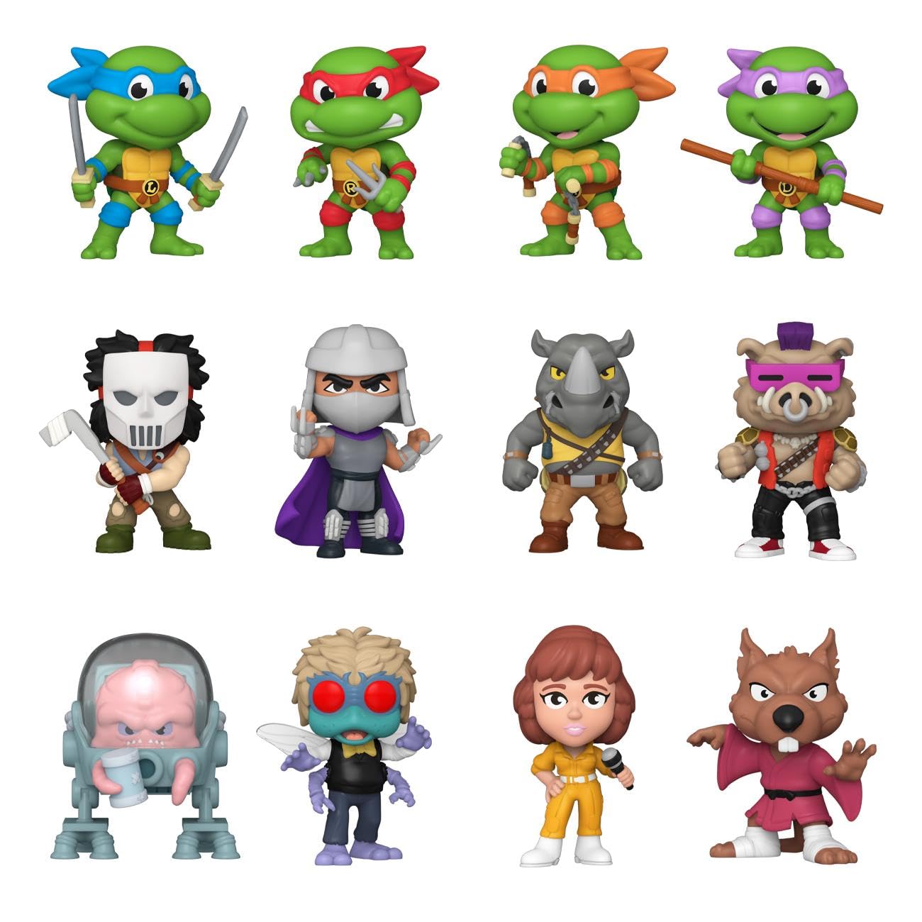 Funko Mystery Mini - Teenage Mutant Ninja Turtles (TMNT) - 1 of 12 to Collect - Styles Vary - Collectable Vinyl Figure - Gift Id